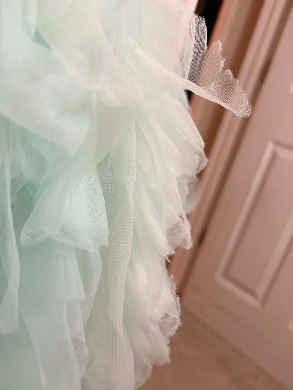 🩵 Bluey Bingo Tulle Tutu Dress Girls 3T Aqua Blue